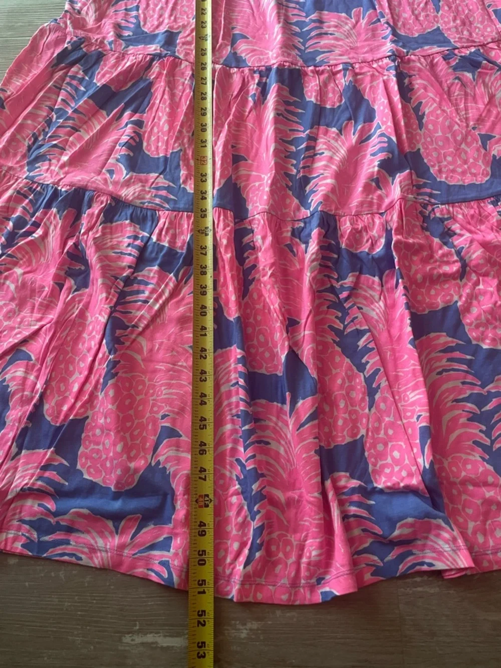 M NWT Lilly Pulitzer Malone Maxi Dress in Blue Haven Little Flamenco - Picture 7 of 8